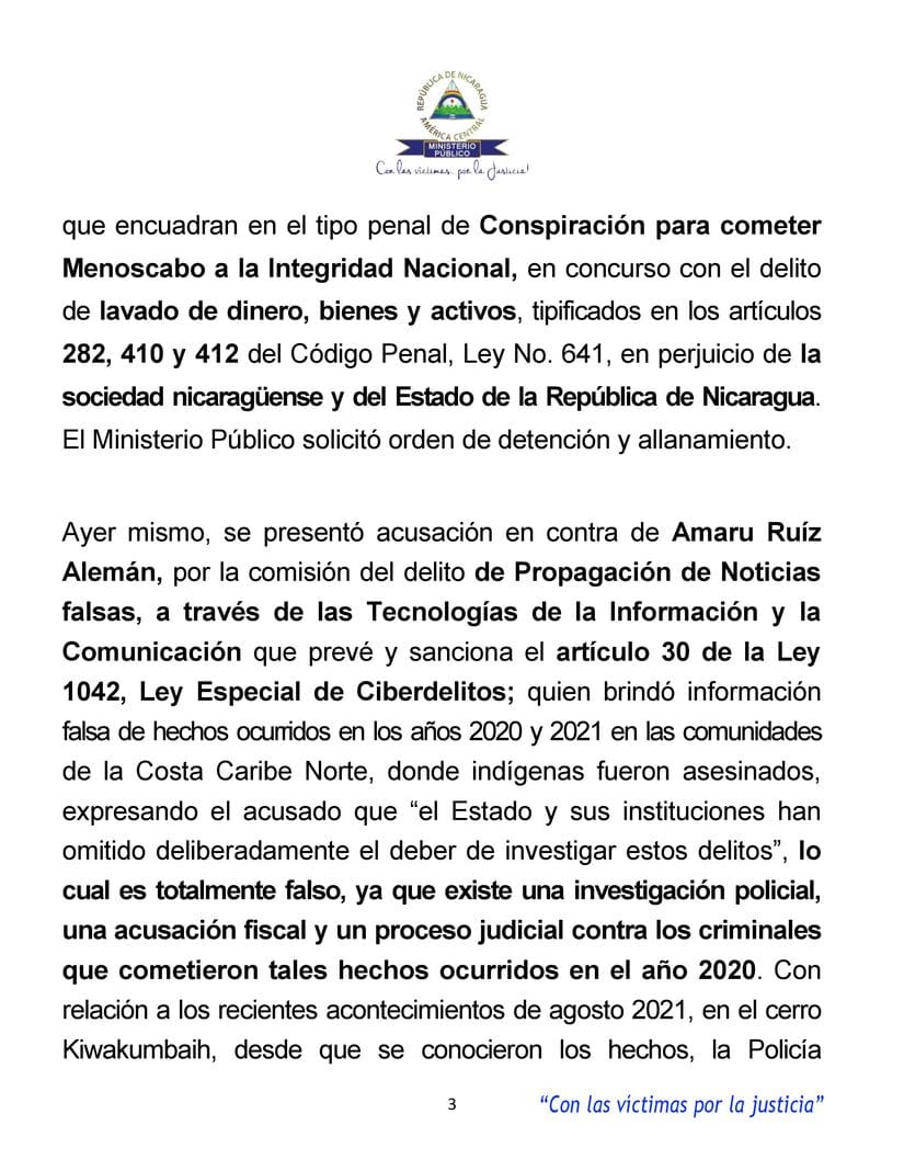COMUNICADO